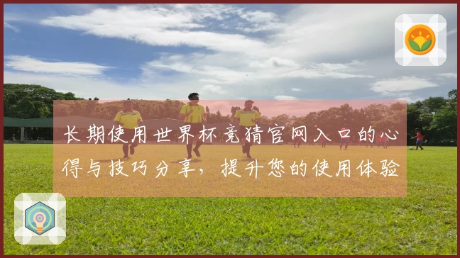 长期使用世界杯竞猜官网入口的心得与技巧分享，提升您的使用体验